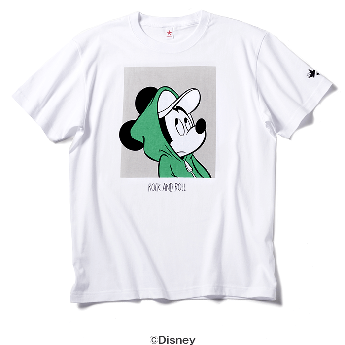 MICKEY MOUSE / ROCK AND ROLL(GREEN＆WHITE)