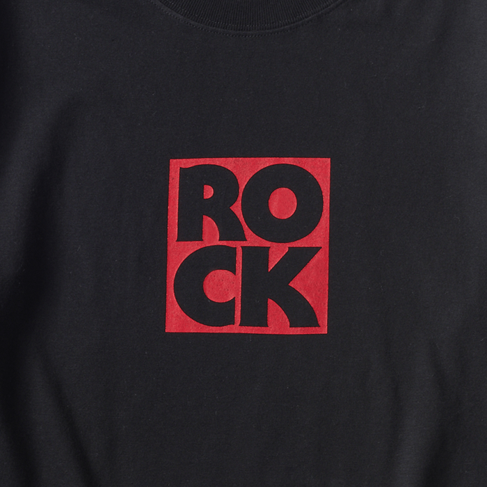 LONG SLEEVE T / ROCK (BLACK &amp; RED)