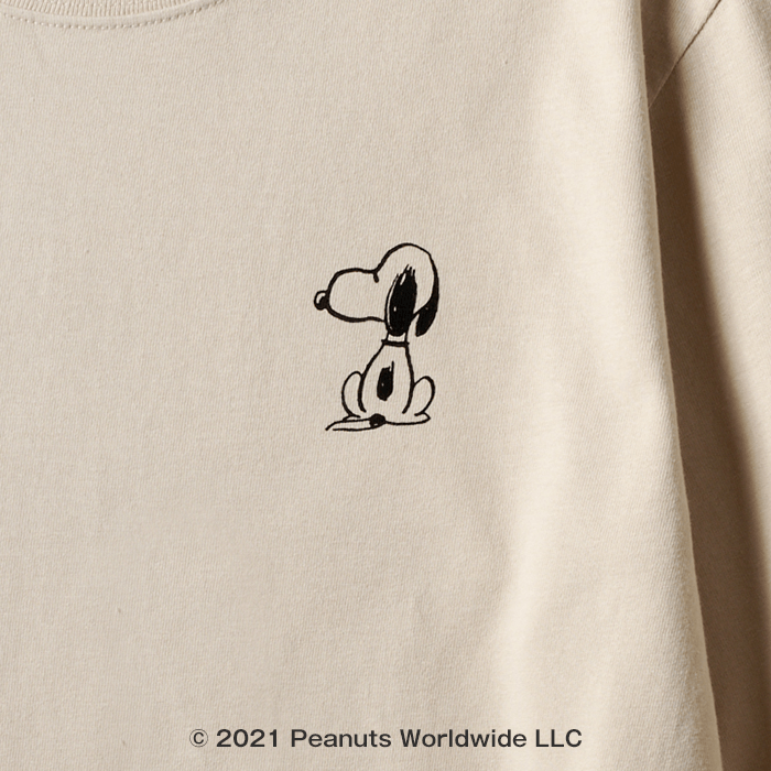 VOCAL SNOOPY™ / LONG SLEEVE T(SAND BEIGE)