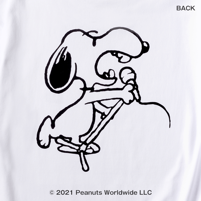 VOCAL SNOOPY™ / LONG SLEEVE T(WHITE)