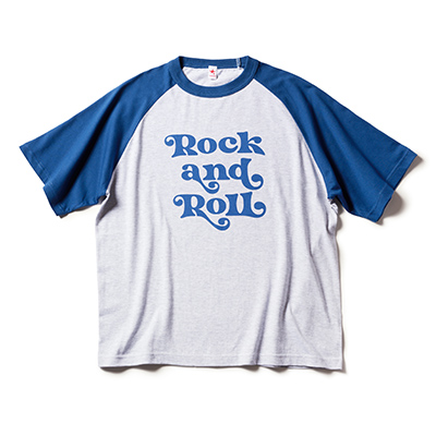 T-SHIRTS / Rock and Roll Ⅱ Raglan (Mix Gray×Navy)