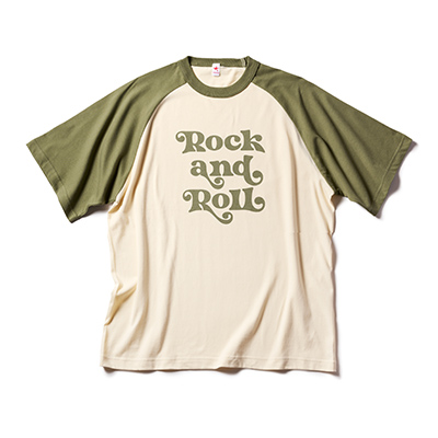 T-SHIRTS / Rock and Roll Ⅱ Raglan (Natural×Olive)