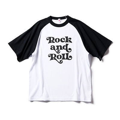 T-SHIRTS / Rock and Roll Ⅱ Raglan (White×Black)