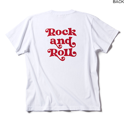 T-SHIRTS / Rock and Roll Ⅱ (White×Red)