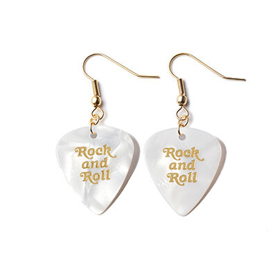 ピックピアス / Rock and Roll シェルホワイト