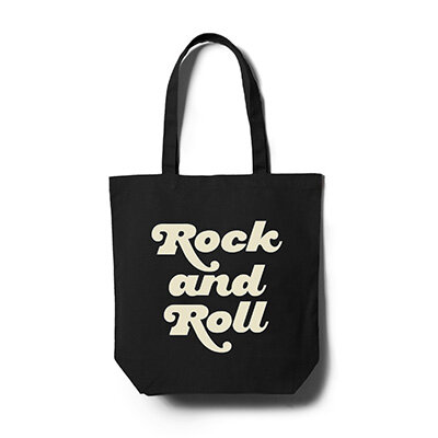 TOTE BAG / Rock and Roll Ⅲ (Black×Natural)