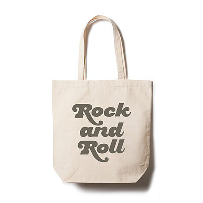 TOTE BAG / Rock and Roll Ⅲ (Natural×Gray)