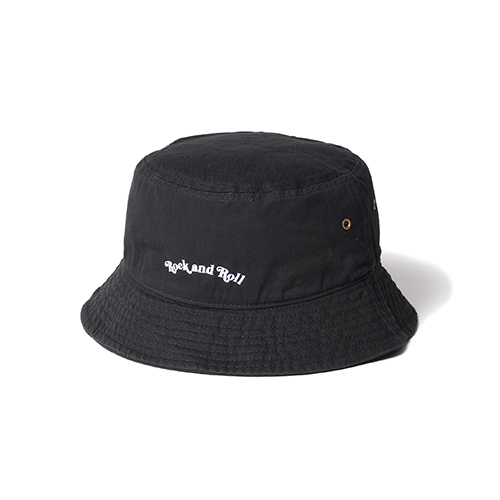 LOGO BUCKET HAT (BLACK) | rockin'star☆（ロッキンスター）公式サイト