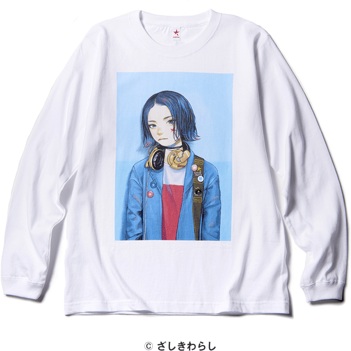 ざしきわらし描き下ろし 女の子 ロンT