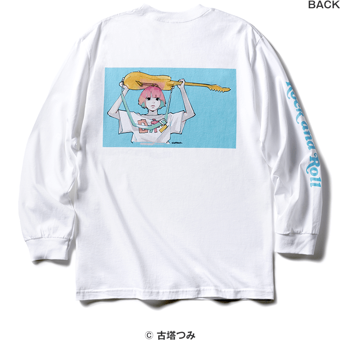 古塔つみ描き下ろし ロッキンガール ロンT