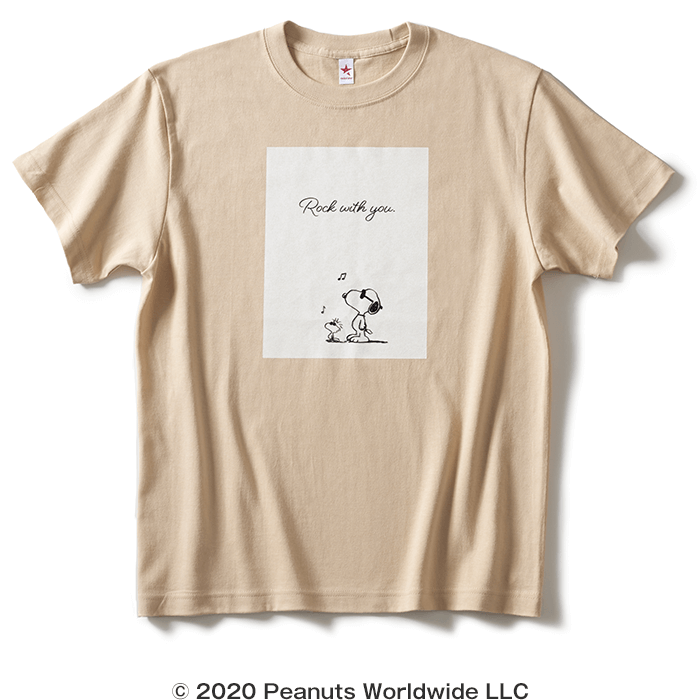 JOE COOL™&WOODSTOCK/ROCK WITH YOU(LIGHT BEIGE)