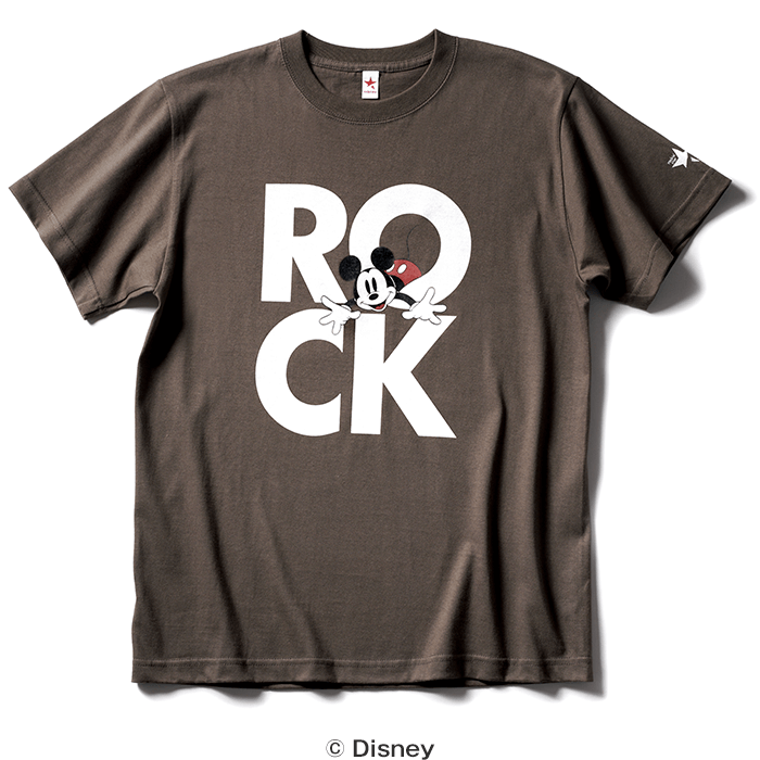 ROCK MICKEY (CHARCOAL & WHITE)