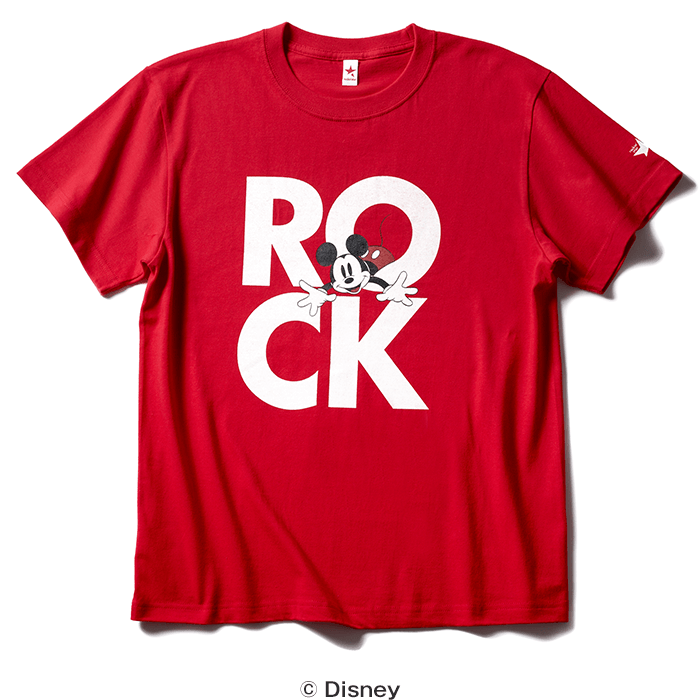 ROCK MICKEY (RED & WHITE)