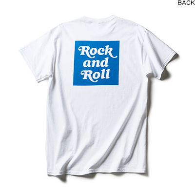 T-SHIRTS / Rock and Roll BOX (White×Blue)